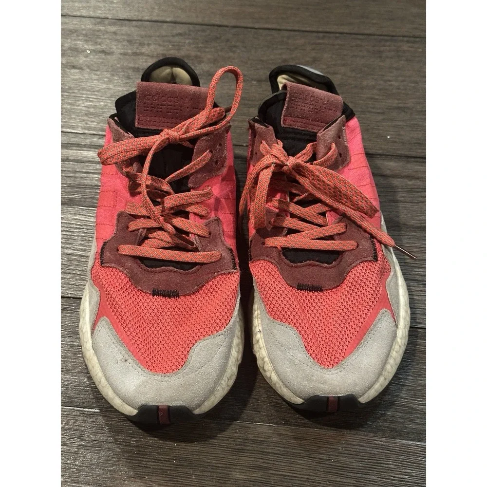 Adidas Nite Jogger Shock Red‎ Sz 8.5